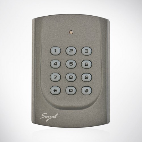 Soyal AR-721H durų valdiklis su klaviatūra ir atstuminių kortelių skaitytuvu, 125kHz