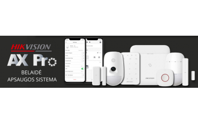 Hikvision AX PRO apsaugos sistema Hikvision AX PRO apsaugos sistema