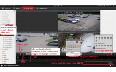 Hikvision iVMS-4200 įrašo peržiūra Hikvision iVMS-4200 įrašo peržiūra