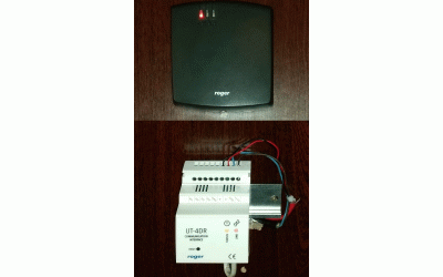 Roger kontrolerio PR622 apjungimas su LAN keitikliu UT-4DR
