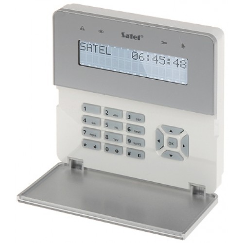 Satel belaidė LCD klaviatūra su kortelių nuskaitytuvu INT-KWRL2-SSW