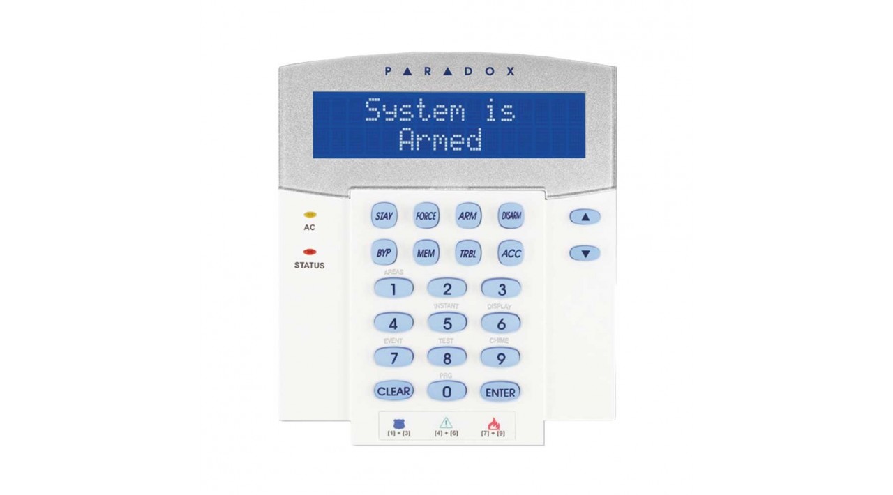 K641R Paradox klaviatūra su kortelių skaitytuvu