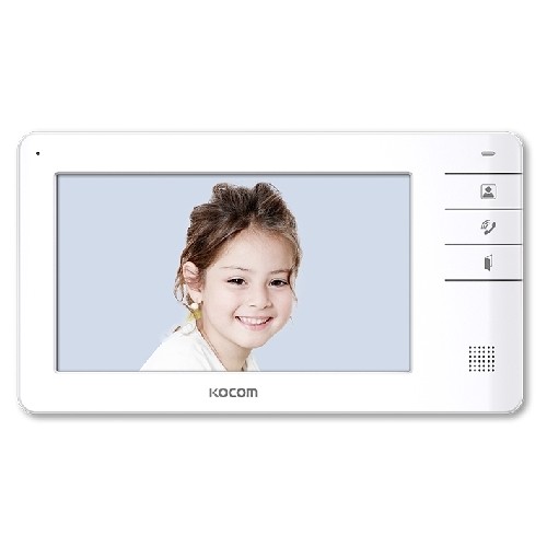 KCV-S701EB(AC) spalvotas 7'' LCD monitorius telefonspynei, baltas, 230V AC