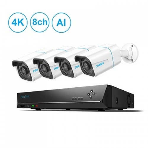 Reolink RLK8-810B4-A Išmanusis 4K kamerų rinkinys su atpažinimo funkcija