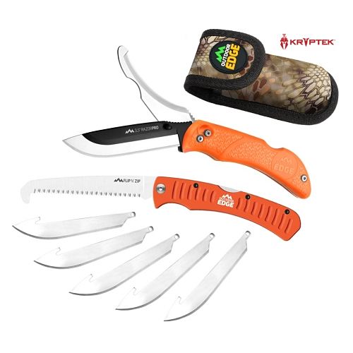 Peilis OUTDOOR Edge Razor-Pro Combo Orange ROC-30