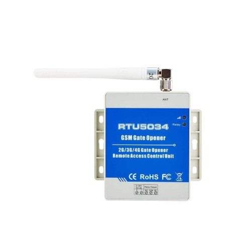 RTU5034 GSM valdymo modulis įrenginių valdymui, šlagbaumo (kelio užtvaro), vartų automatikos