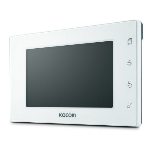 KOCOM KCV-D504 spalvotas 7'' LCD monitorius telefonspynei, baltas, 15V