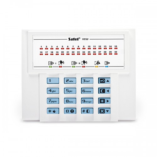 Satel klaviatūra signalizacijos centralei VERSA-LED-BL Satel klaviatūra signalizacijos centralei VERSA-LED-BL