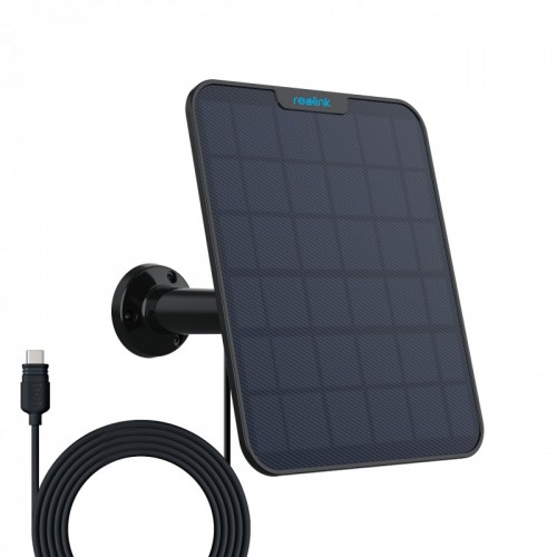 Reolink Solar Panel 2, saulės kroviklis vaizdo kameroms, 6W, (juoda)