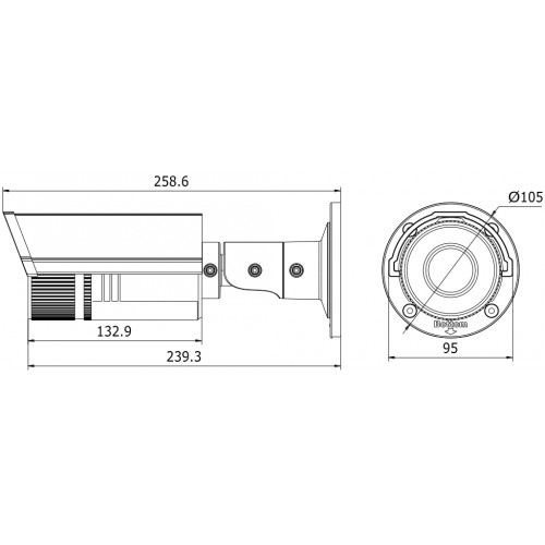 Hikvision DS-2CD2642FWD-IS F2.8-12 skaitmeninė lauko kamera