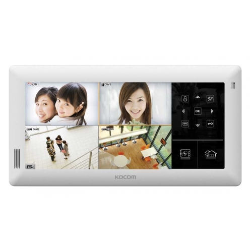 KVR-A510 Kocom spalvotas 10'' LCD monitorius telefonspynei, baltas.