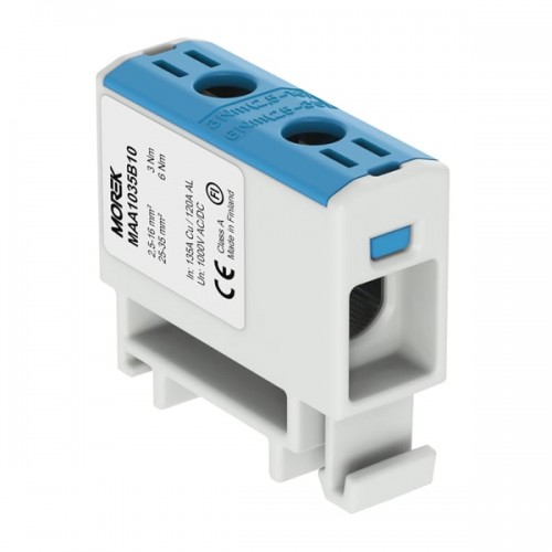 Gnybtas OTL35 1x2.5-35mm2 Morek MAA1035B10 (mėlynas) Gnybtas OTL35 1x2.5-35mm2 Morek MAA1035B10 (mėlynas)