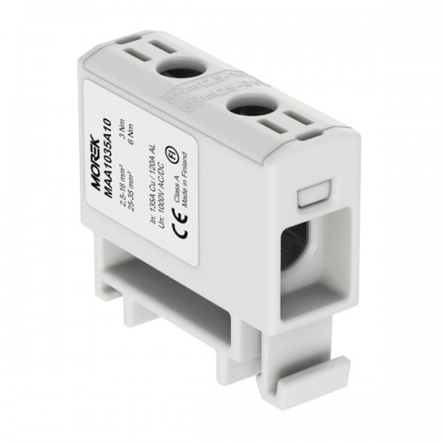 Gnybtas OTL35 1x2.5-35mm2 Morek MAA1035A10 (pilka) Gnybtas OTL35 1x2.5-35mm2 Morek MAA1035A10 (pilka)