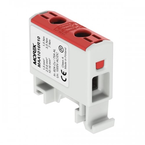 Gnybtas OTL16 1x1.5-16mm2 Morek MAA1016R10 (raudonas) Gnybtas OTL16 1x1.5-16mm2 Morek MAA1016R10 (raudonas)
