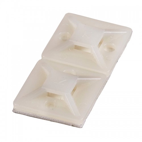 Lipni aikštelė dirželiams HAUPA 262160 (100vnt, balta, 19x19) Lipni aikštelė dirželiams HAUPA 262160 (100vnt, balta, 19x19)