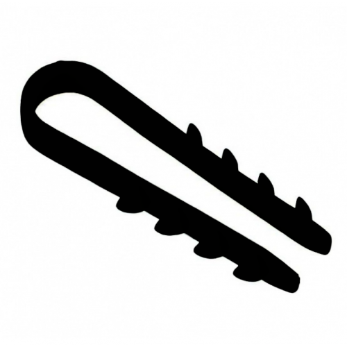 Kaištis BP apkabėlė 3-13mm Baltplast (100 vnt, juoda) Kaištis BP apkabėlė 3-13mm Baltplast (100 vnt, juoda)