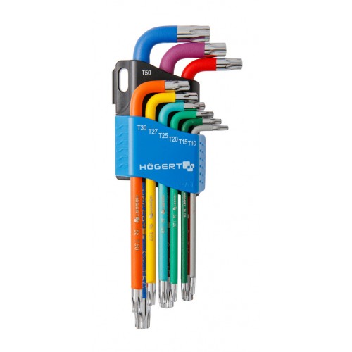 Torx raktų rinkinys Hogert HT1W817 (9 vnt)