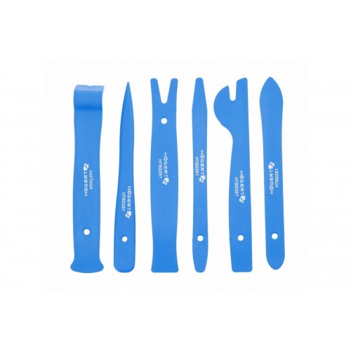 Apdailų ardymo įrankių komplektas Hogert HT8G391 (6 vnt.) Apdailų ardymo įrankių komplektas Hogert HT8G391 (6 vnt.)