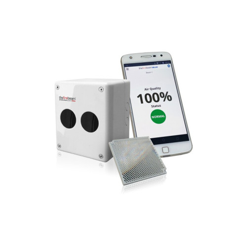 Linijinis dūmų jutiklis FireBeam Blue (7-70 m., Bluetooth) Linijinis dūmų jutiklis FireBeam Blue (7-70 m., Bluetooth)