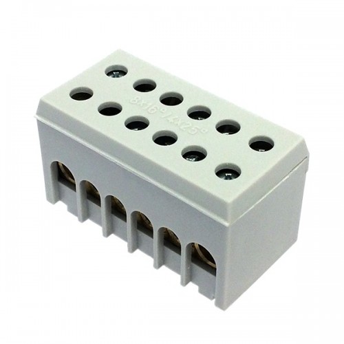 Fazinis gnybtas 2p A6H-2 Morek MAD2006A15 (pilkas, 6x16 mm2, Cu) Fazinis gnybtas 2p A6H-2 Morek MAD2006A15 (pilkas, 6x16 mm2, Cu)
