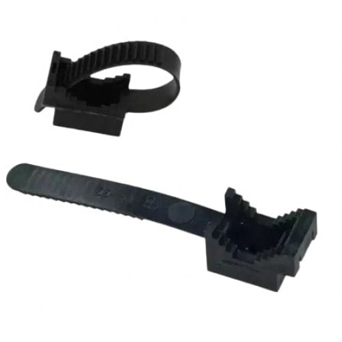 Prisukamas laikiklis kabeliui su dirželiu Pawbol H.7207C UP-30 (juodas, 30mm, 100vnt) Prisukamas laikiklis kabeliui su dirželiu Pawbol H.7207C UP-30 (juodas, 30mm, 100vnt)