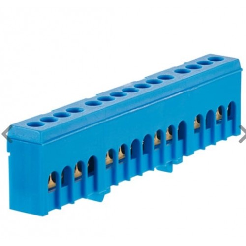 Nulinis gnybtas N15H Cu 15x16 mm2 Morek MAD1015N15 (mėlynas) Nulinis gnybtas N15H Cu 15x16 mm2 Morek MAD1015N15 (mėlynas)