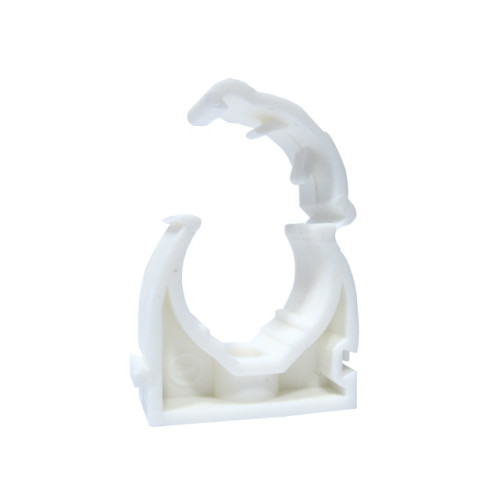 Uždaras vamzdelio laikiklis (D50, baltas) Uždaras vamzdelio laikiklis (D50, baltas)