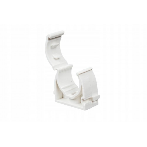 Vamzdelio laikiklis uždaras Minbud UZ25 (D25, baltas) Vamzdelio laikiklis uždaras Minbud UZ25 (D25, baltas)