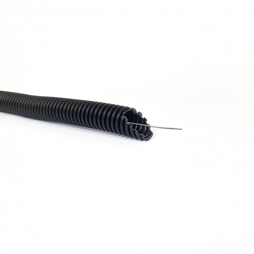 Gofruotas vamzdis su viela 20mm (behologenų, juodas, 100m, 750 N/5 cm, D20) GLOB-EL GL200WUV Gofruotas vamzdis su viela 20mm (behologenų, juodas, 100m, 750 N/5 cm, D20) GLOB-EL GL200WUV