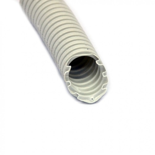Gofruotas vamzdis 50mm (behologenų, pilkas, 50m, 750 N/5 cm, D50) GLOB-EL GL602W Gofruotas vamzdis 50mm (behologenų, pilkas, 50m, 750 N/5 cm, D50) GLOB-EL GL602W