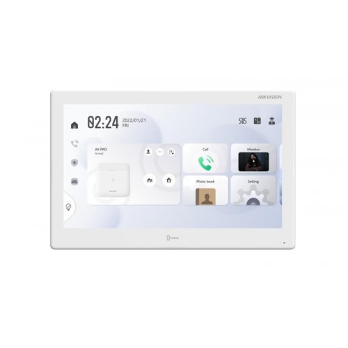 Hikvision android monitorius telefonspynėms DS-KH9510-WTE1(B) (baltas) Hikvision android monitorius telefonspynėms DS-KH9510-WTE1(B) (baltas)