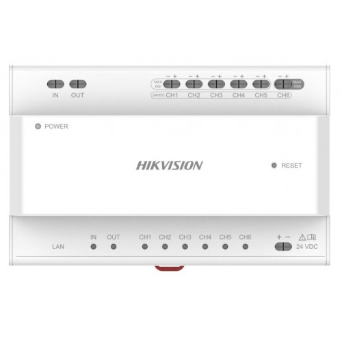Dviejų laidų vaizdo/garso skirstytuvas Hikvision DS-KAD706Y Dviejų laidų vaizdo/garso skirstytuvas Hikvision DS-KAD706Y