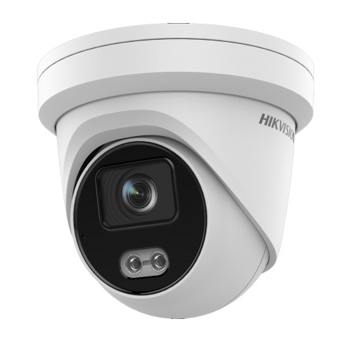 Hikvision dome DS-2CD2347G2-LU F4  (balta, 4 MP, 30 m. LED, ColorVu)