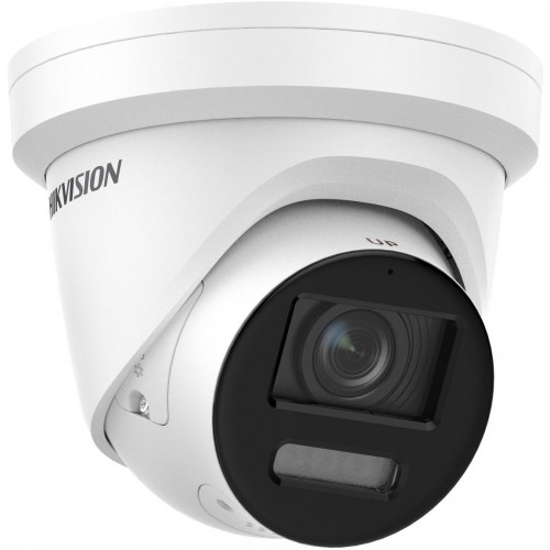 Hikvision dome DS-2CD2387G2-LSU/SL(C) F2.8  (balta, 8 MP, 30 m. LED, ColorVu)