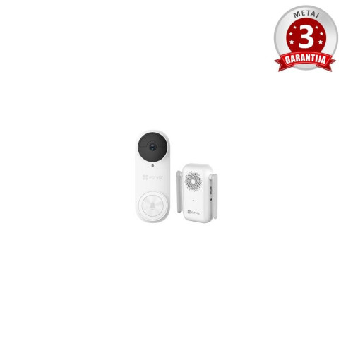 EZVIZ belaidis lauko durų skambutis CS-DB2 (5 MP) EZVIZ belaidis lauko durų skambutis CS-DB2 (5 MP)
