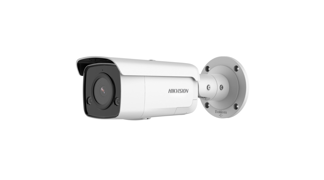 Hikvision bullet DS-2CD2T46G2H-4I F2.8 (balta, 4 MP, 80 m. IR; AcuSense)