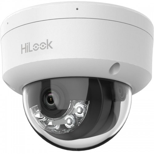 HiLook dome IPC-D120HA-LU F2.8 (balta, 2 MP, 30 m. IR, 30 m. LED, Hybrid Light) HiLook dome IPC-D120HA-LU F2.8 (balta, 2 MP, 30 m. IR, 30 m. LED, Hybrid Light)