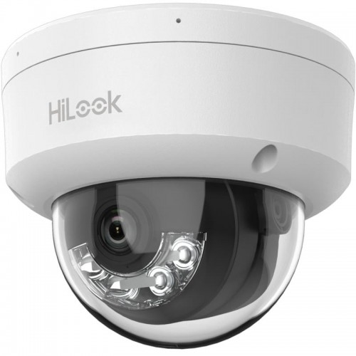 HiLook dome IPC-D180HA-LU F2.8 (balta, 8 MP, 30 m. IR, 30m. LED, Hybrid Light) HiLook dome IPC-D180HA-LU F2.8 (balta, 8 MP, 30 m. IR, 30m. LED, Hybrid Light)