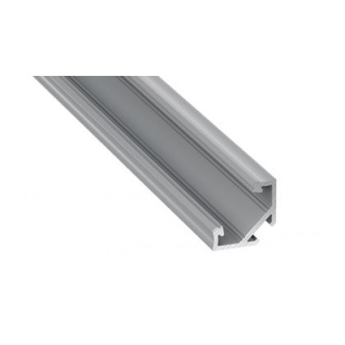 Aliuminis kampinis profilis Lumines LED juostoms C (pilkas, 2m) 