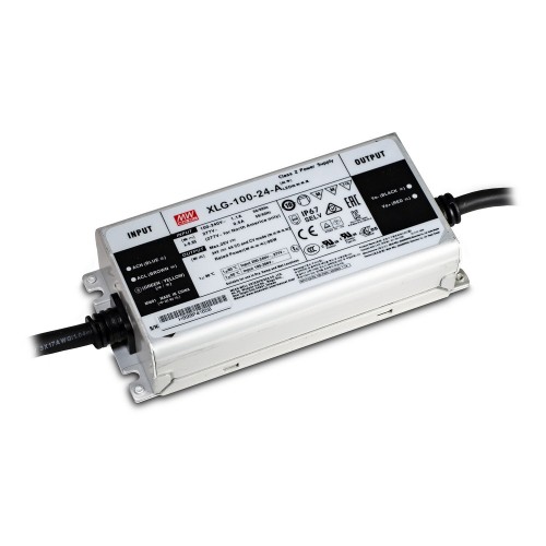 Impulsinis maitinimo šaltinis LED 24V 150W 6.25A, IP67, dimeriuojamas, MEAN WELL, XLG-150-24-A