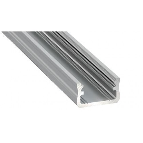 Aliuminis anoduotas profilis Lumines LED juostoms A (pilkas, anoduotas, 2m) Aliuminis anoduotas profilis Lumines LED juostoms A (pilkas, anoduotas, 2m)