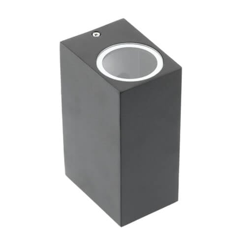 TIAGO Fasadinis dvikryptis šviestuvas GTV LD-TIAGOGU10D-20KW (juodas, 2x35W, IP54) TIAGO Fasadinis dvikryptis šviestuvas GTV LD-TIAGOGU10D-20KW (juodas, 2x35W, IP54)