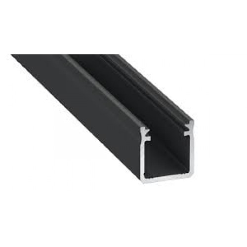 Aliuminis paviršinis profilis Lumines LED juostoms Y (juodas, 3m) 