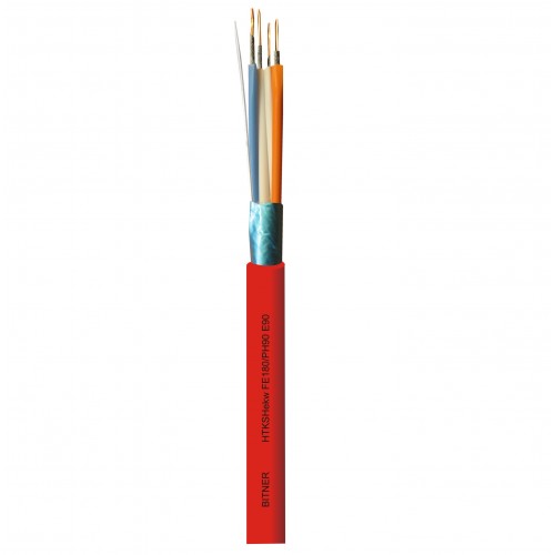 Gaisrinis ekranuotas nedegus kabelis Bitner HTKSHekw FE180/Ph90 E90 2x2x0.8mm Gaisrinis ekranuotas nedegus kabelis Bitner HTKSHekw FE180/Ph90 E90 2x2x0.8mm
