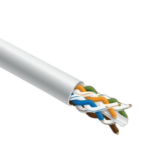 Ryšio kabelis STX UTP 5E degumo kl. Cca, LSZH behalogenis (ritė 305m)