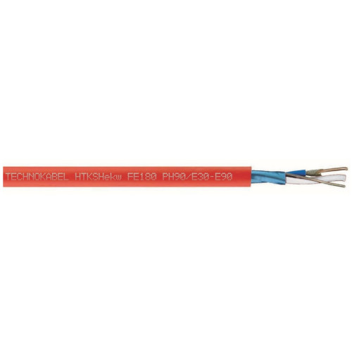 Gaisrinis nedegus kabelis Technokabel HTKSHekw FE180/Ph90 E30-E90 B2ca 1x2x1mm (100m)