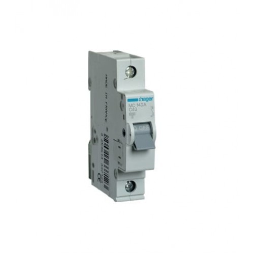 Automatinis jungiklis Hager MC140 (40A, 1P, 230V, 6kA) Automatinis jungiklis Hager MC140 (40A, 1P, 230V, 6kA)