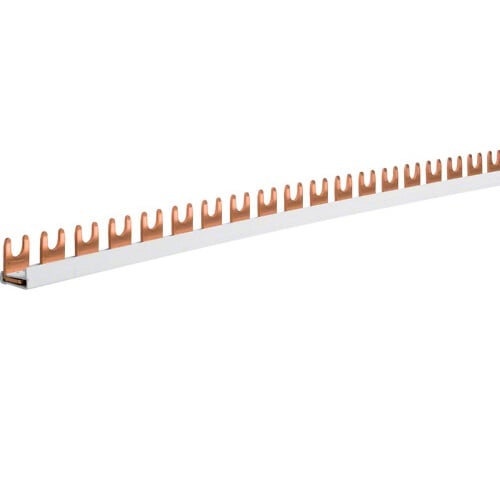 Izoliuota sujungimo šyna Hager KDN163B (1P, 57 mod., 10mm) Izoliuota sujungimo šyna Hager KDN163B (1P, 57 mod., 10mm)