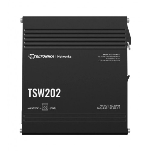 8 prievadų pramoninis komutatorius TELTONIKA TSW202000000 (PoE) 8 prievadų pramoninis komutatorius TELTONIKA TSW202000000 (PoE)