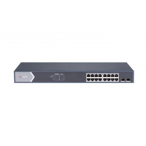 Hikvision 18 prievadų 16 PoE prievadų komutatorius DS-3E0518P-E/M